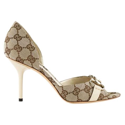 gucci open toe horsebit stiletto|Women's Designer Luxury High Heels Pumps .